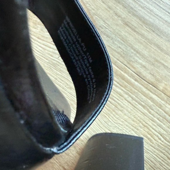 bp Women's Black Strappy Heels Noelle Platform Sandal 11 - Picture 8 of 12